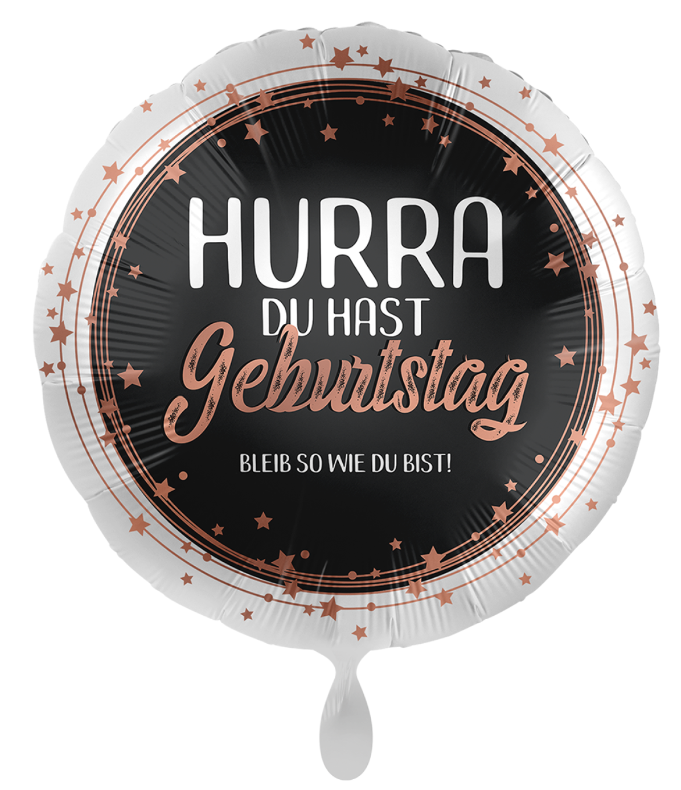 Folienballon - Hurra du hast Geburtstag! - ø 43cm